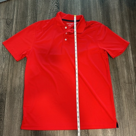 Men's Amazon Essentials Red Polo Top Size Medium - Picture 5 of 11